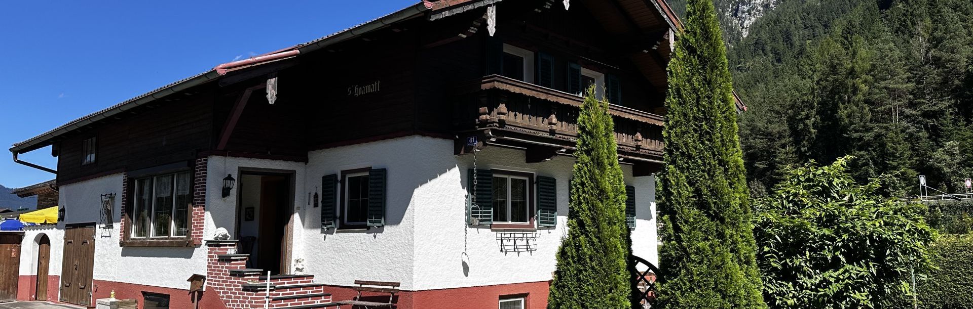 Chalet Hoamatl mit Garten in Achenkirch am Achensee